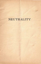 Neutrality